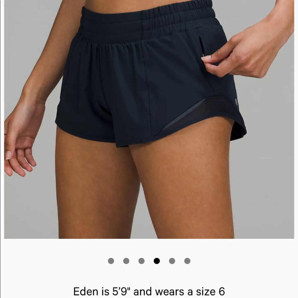 Lululemon Hotty Hot Low-Rise Lined Short 2.5" LW7ARKR